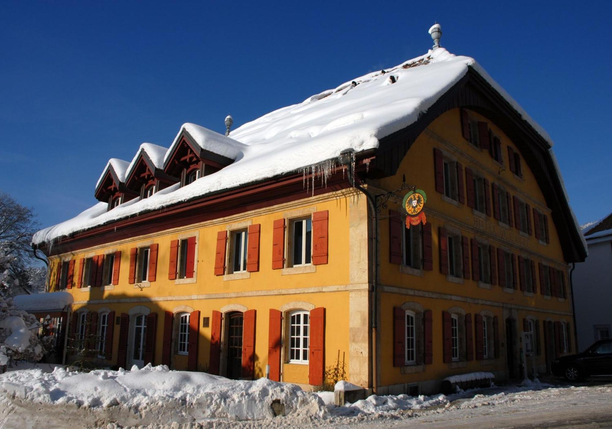 Hotel De L'Aigle Couvet Zewnętrze zdjęcie